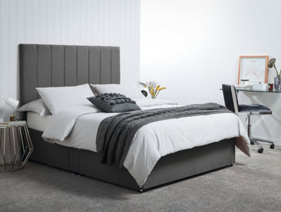 Signature Standard Divan Bed Base Only 6T Super King 2 Drawers Side