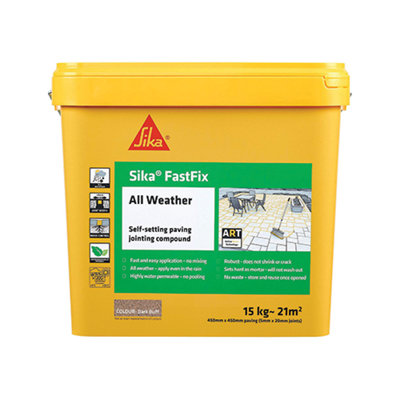 Sika FastFix All Weather SelfSetting Paving Jointing Compound, Dark