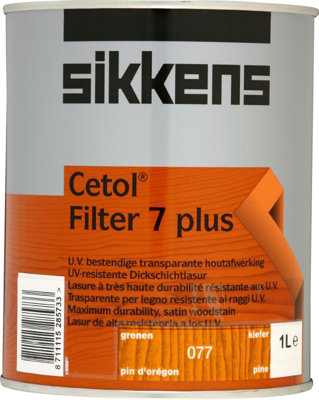 Sikkens 1L Cetol Filter 7 Plus Exterior Woodstain Pine