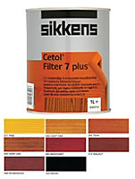 Sikkens 5085900 Cetol Filter 7 Plus Translucent Woodstain Light Oak 1 litre SIKCF7PLO1L