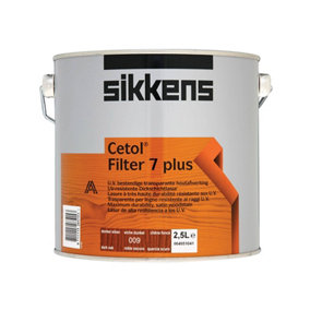 Sikkens 5085907 Cetol Filter 7 Plus Translucent Woodstain Dark Oak 2.5 litre SIKCF7PDO25