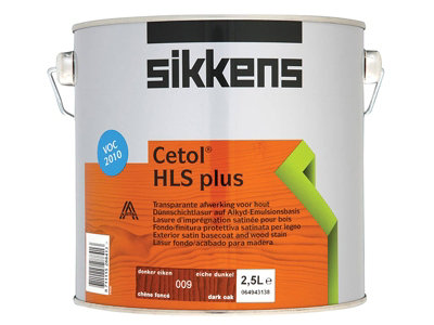 Sikkens 5085925 Cetol HLS Plus Translucent Woodstain Dark Oak 2.5 litre SIKCHLSPDO25