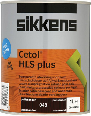 Sikkens 5085969 Cetol HLS Plus Translucent Woodstain Rosewood 1 litre SIKCHLSPRW1L