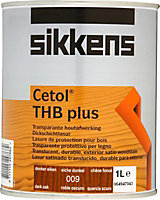 Sikkens 5088007 Cetol THB Plus Translucent Woodstain Dark Oak 1 litre SIKCTHBPDO1L