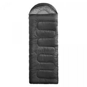 Silentnight Camping Collection Adult Sleeping Bag - Black