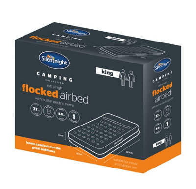 Silent night deluxe airbed double sales