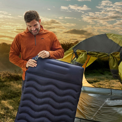 SILENTNIGHT CAMPING COLLECTION SLEEPING MAT - NAVY - SINGLE