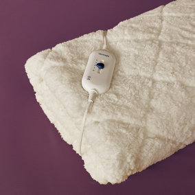 Silentnight Comfort Control Electric Blanket, Fleece - Single