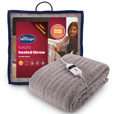 Silentnight Comfort Control Heated Throw - 120  X 160