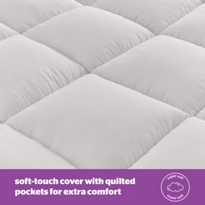 SILENTNIGHT DEEP SLEEP 10CM MATTRESS TOPPER - DOUBLE