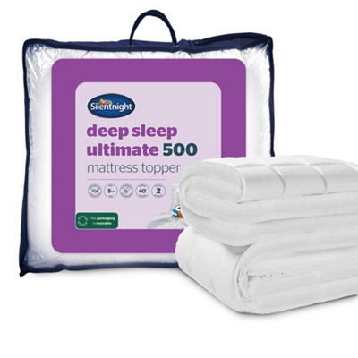SILENTNIGHT DEEP SLEEP 5CM MATTRESS TOPPER SUPER KING DIY at B&Q
