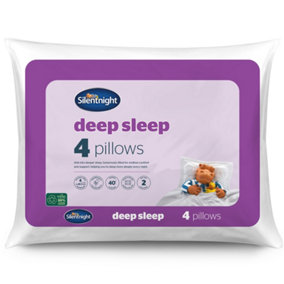 Silentnight Deep Sleep Pillow - 4 Pack