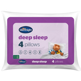 Silentnight Deep Sleep Pillow - 4 Pack