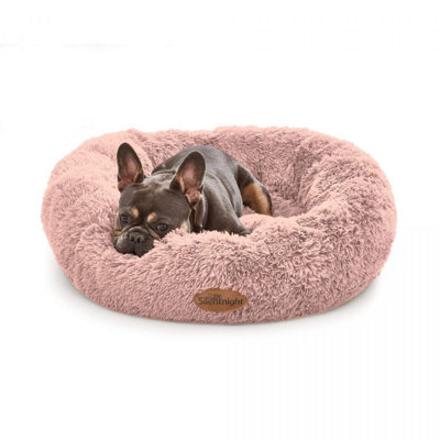 SILENTNIGHT DONUT PET BED BLUSH SMALL/MEDIUM DIY at B&Q