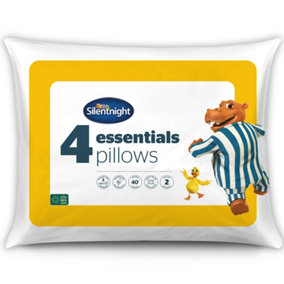 Silentnight Essentials Collection Pillow, Pack Of 4