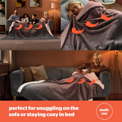 Silentnight Heat Genie Self-Heating Giant Blanket