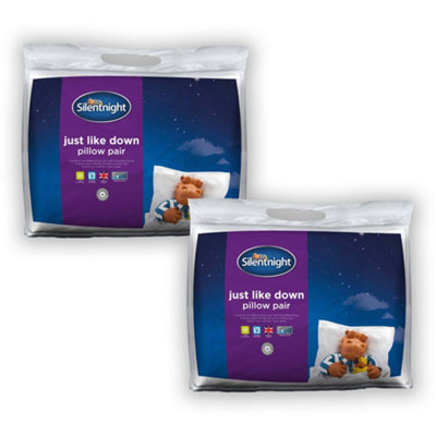 Silentnight Just Like Down Pillow - 4 Pack