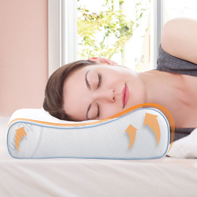 Silent night neck support hot sale pillow