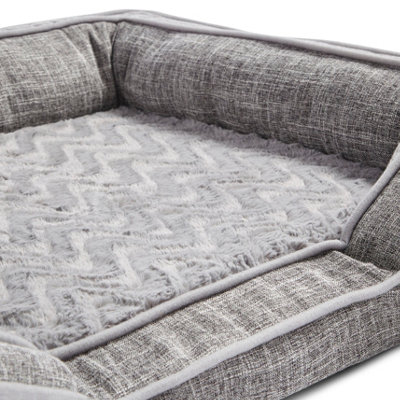 Silentnight Orthopaedic Pet Bed - Grey - Large