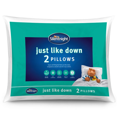 Silent night soft hot sale like down pillows