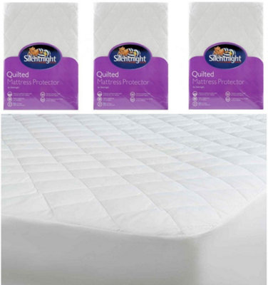 Silentnight Premium Quilted Mattress Protector Double