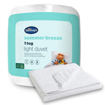 Silentnight Summer Breeze 1 Tog Duvet - King