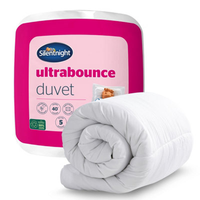 Silentnight Luxe anti-allergie kussen, set van 2 stuks, antibacterieel, 2 stuks, met luxe stiksels en zachte medium ondersteuning, hypoallergeen en machinewasbaar, wit