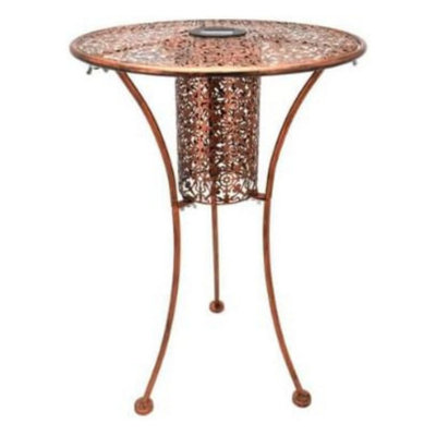Silhouette Solar Powered Patio Table LED Lighting Moroccan Style Pre-Lit Garden Decking Outdoor - 5