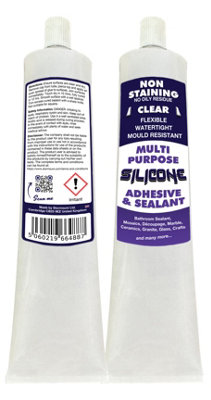 Silicone Adhesive And Sealant 80ml Non Staining No Oily Residue Clear~5060219664887 01c MP?$MOB PREV$&$width=768&$height=768