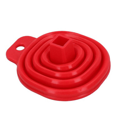 Silicone Flexible Mini Collapsible Folding Foldable Funnel -40c - 230c ...