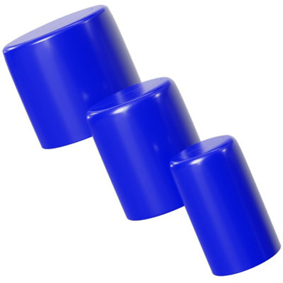 Silicone Rubber Blanking Cap End Cap Stopper Flexible (8mm, Black)