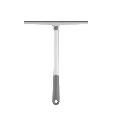 Silicone squeegee with rubber edges, multi-purpose shower squeegee ...