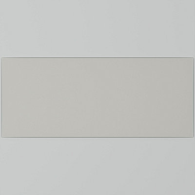 Silk Grey - Self Adhesive - Toughened Glass Bathroom Splashback 250mm x 500mm x 4mm