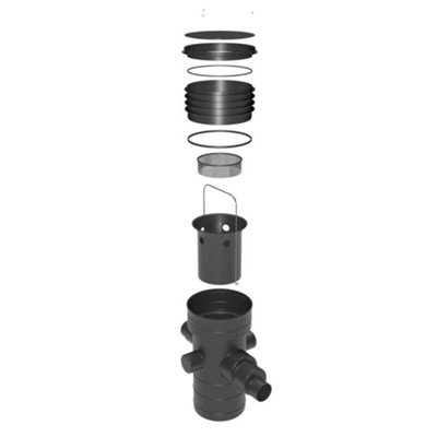 SiltGuard Silt Trap C/W Catchpit and Filter with Lid - 600mm Deep x ...