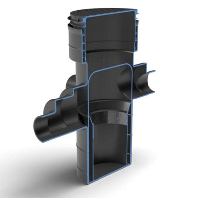 SiltGuard Silt Trap C/W Catchpit and Filter with Lid - 600mm Deep x ...