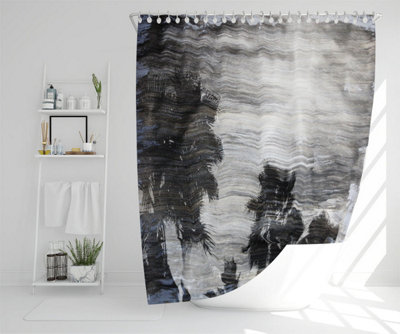 silver and black palm (Shower Curtain) / Default Title Price Comparisons | Compare The Build