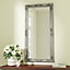 Silver Antique Decorative Rectangle Oversized Mirror for Wall 120 x 60CM