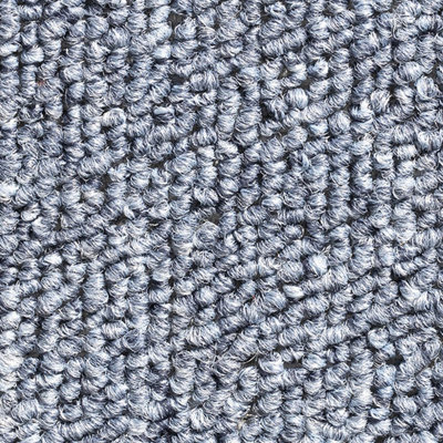 Silver Carpet Tiles  For Contract, Office, Shop, Home, 3mm Thick Tufted Loop Pile, 5m² 20 Tiles Per Box
