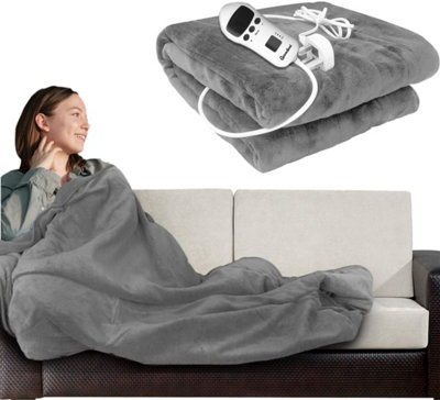 Heated sleeping blanket sale