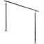 Silver Floor Mount Stainless Steel Handrail for Slopes and Stairs 120cm W x 110cm H