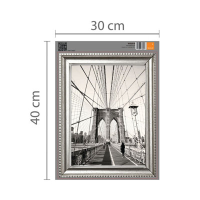 Silver Frame Photos Wall Stickers Mural Decoration Decal Views 160cm x 138cm Stock Clearance