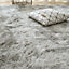 Silver Grey 200x300cm Large Soft Touch Rug Antiskid Shaggy Rug Fluffy Bedroom Rugs Modern Tie-dye Carpet