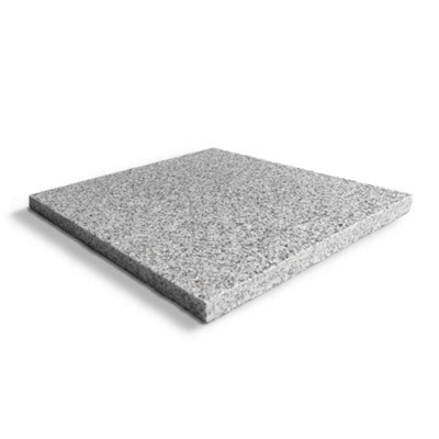 Silver Grey Granite 600x600mm Paving Slabs , Pack of 5 , Durable ...