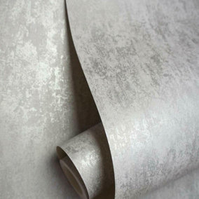 Silver Grey Wallpaper Plain Luxury Glitter Metallic Modern Shiny Various Designs 12840 - Industrial Texture
