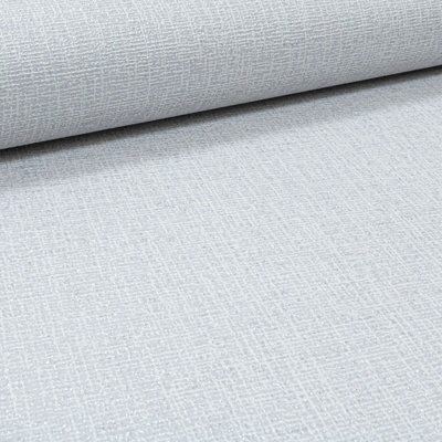 Silver Grey Wallpaper Plain Luxury Glitter Metallic Modern Shiny Various Designs 328816 - Linen Effect Silver Grey