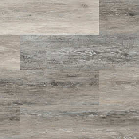Silver Grey Wood Effect Luxury Vinyl Tile, 2.0mm Thick Matte Luxury Vinyl Tile For Commercial Residential Use,4.59m² Pack of 20