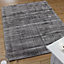 Silver Handmade , Luxurious , Modern , Plain Easy to Clean Viscose Rug for Living Room, Bedroom - 200cm X 290cm