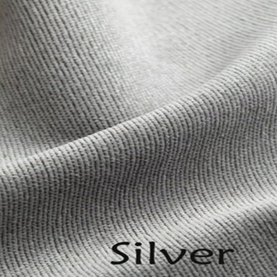 Silver Luxury Naples Upholstery Fabric Material Sample