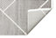 Silver Outdoor Rug, Geometric Striped Stain-Resistant Rug For Patio Decks, 3mm Modern Outdoor Area Rug-190cm X 290cm