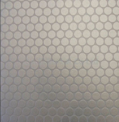 Silver Penny Dot Vinyl Flooring 3m x 2m ( 6m2)